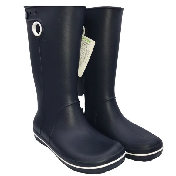 CROCS Shoes - Crocs Crocband Women's Jaunt Rain Boot Size 7